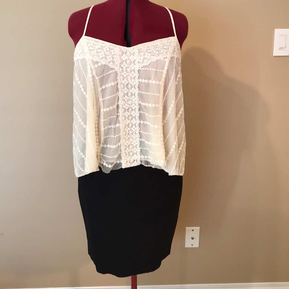 Camisole/blouse, cream, adjustable straps